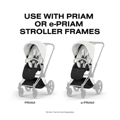 Cybex Priam Style Seat Pack - Off White - 526000343