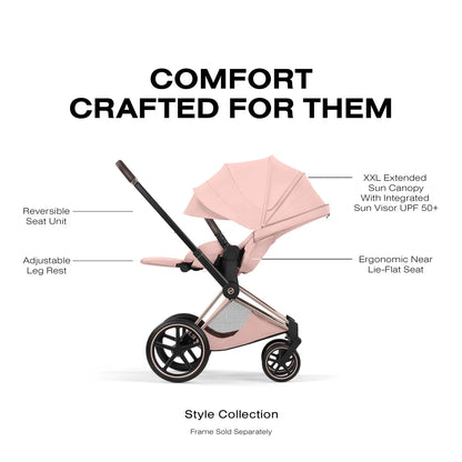 Cybex Priam Style Seat Pack - Peach Pink - 526000351
