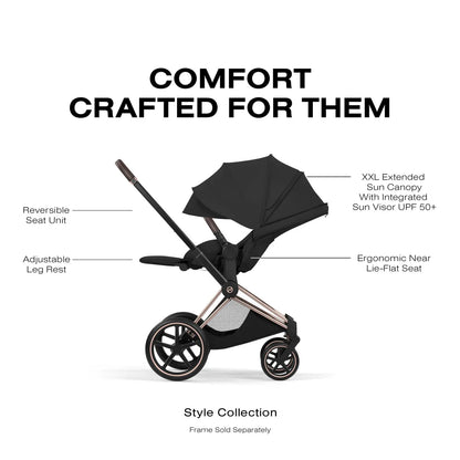 Cybex Priam Style Seat Pack - Sepia Black - 526000303