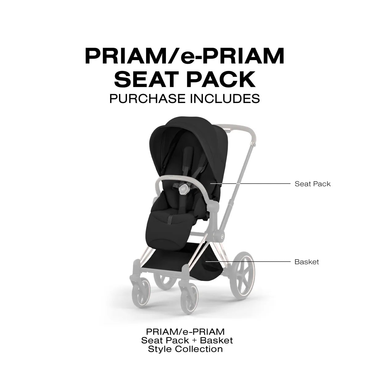 cybex priam seat pack black CYBEX Priam Seat Pack Style