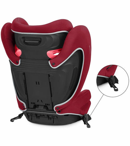 Cybex Solution B-fix Booster Car Seat - Dynamic Red (2 Pack) - 2pk-521001643
