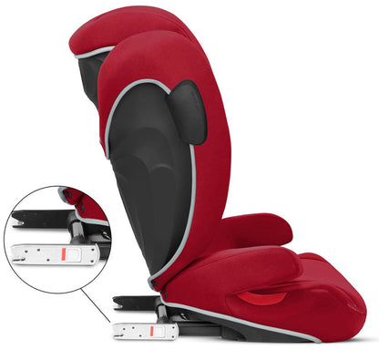 Cybex Solution B2-fix +Lux Booster Seat - Dynamic Red - 521001651