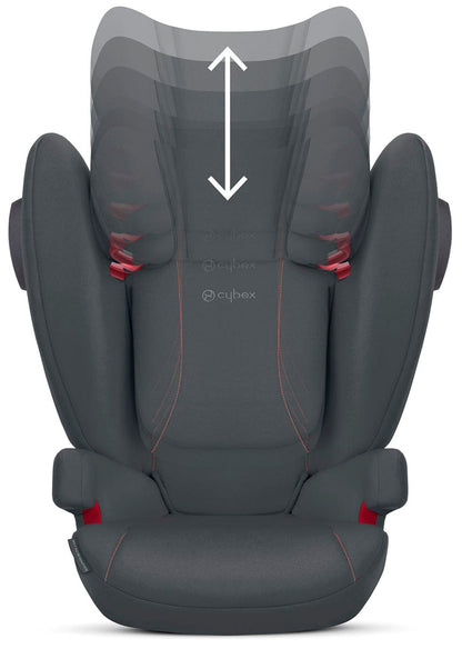 Cybex Solution B2-fix +Lux Booster Seat - Steel Grey - 521001653