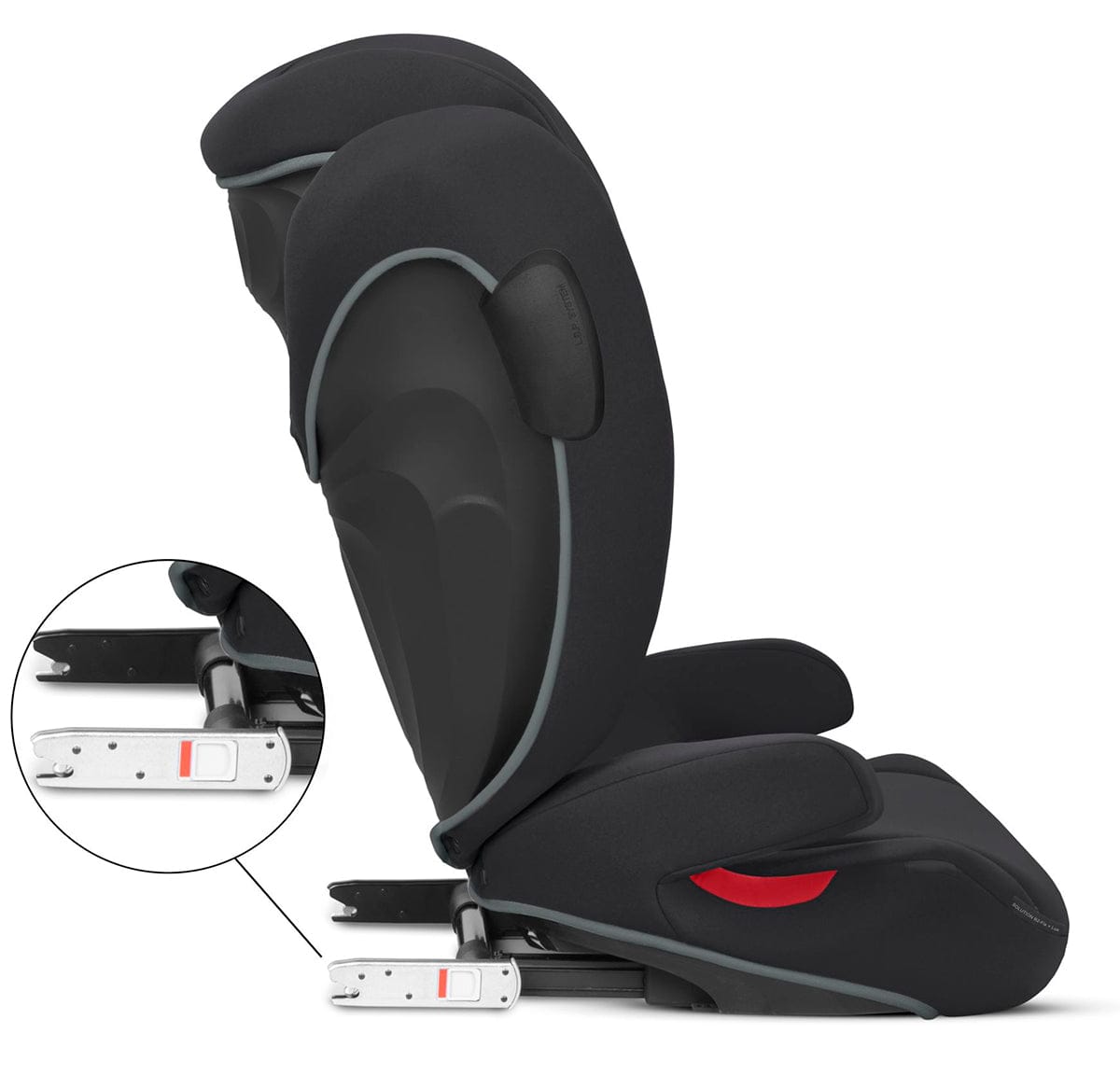 Cybex Solution B2-fix +Lux Booster Seat - Volcano Black - 521001649