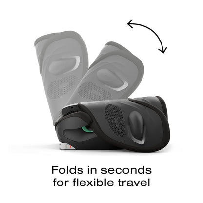 Cybex Solution G2 Folding Travel High-Back Booster - Moon Black - 524000665