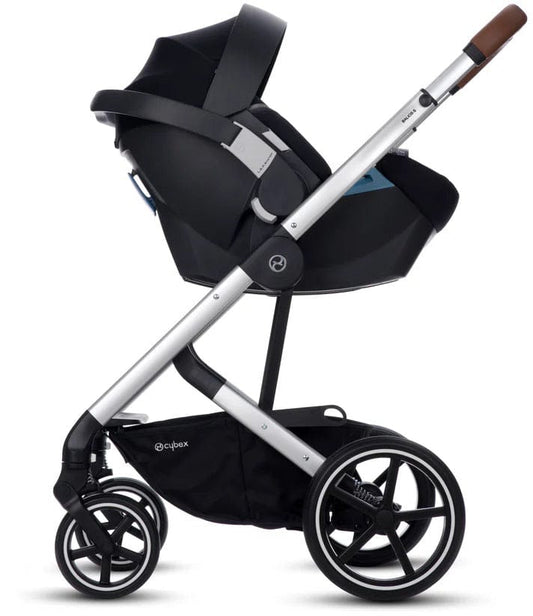 Cybex Talos S Lux + Aton 2 Travel System Bundle - Deep Black / Deep Black - 520004531-521001427