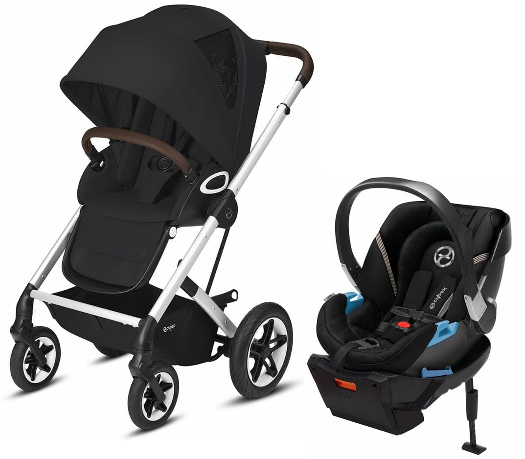 Cybex Talos S Lux + Aton 2 Travel System Bundle - Deep Black / Deep Black - 520004531-521001427