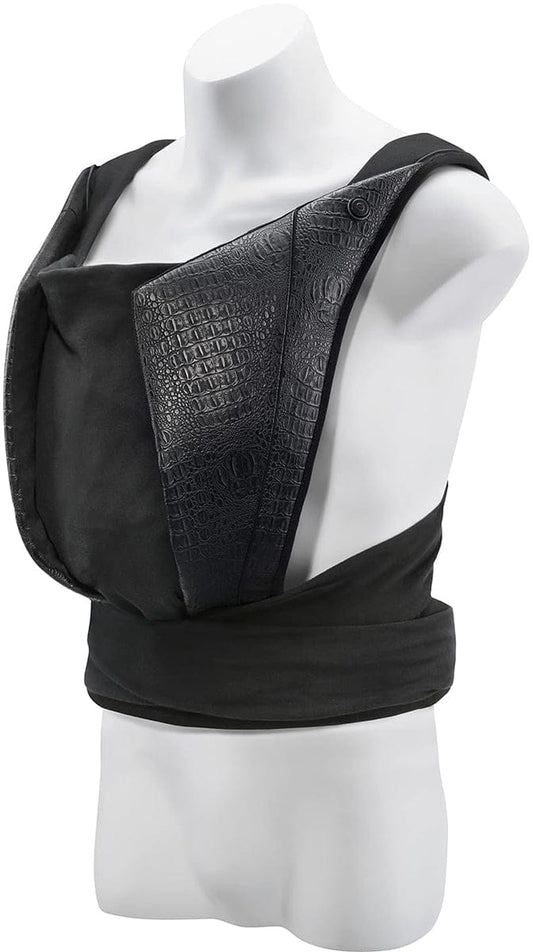 Cybex Yema Tie Baby Carrier, Leatherette - Stardust Black - 517000963