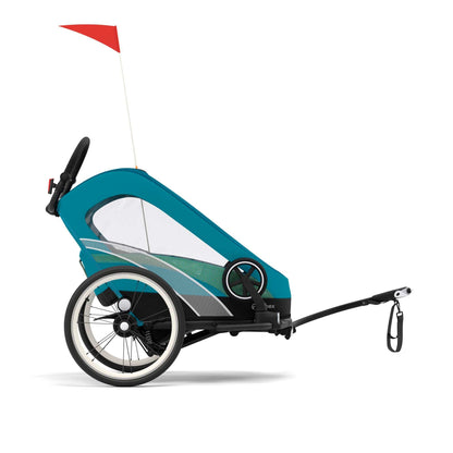 Cybex Zeno 2-in-1 Bike Trailer / Stroller (One Box) - Maliblue - 521003723