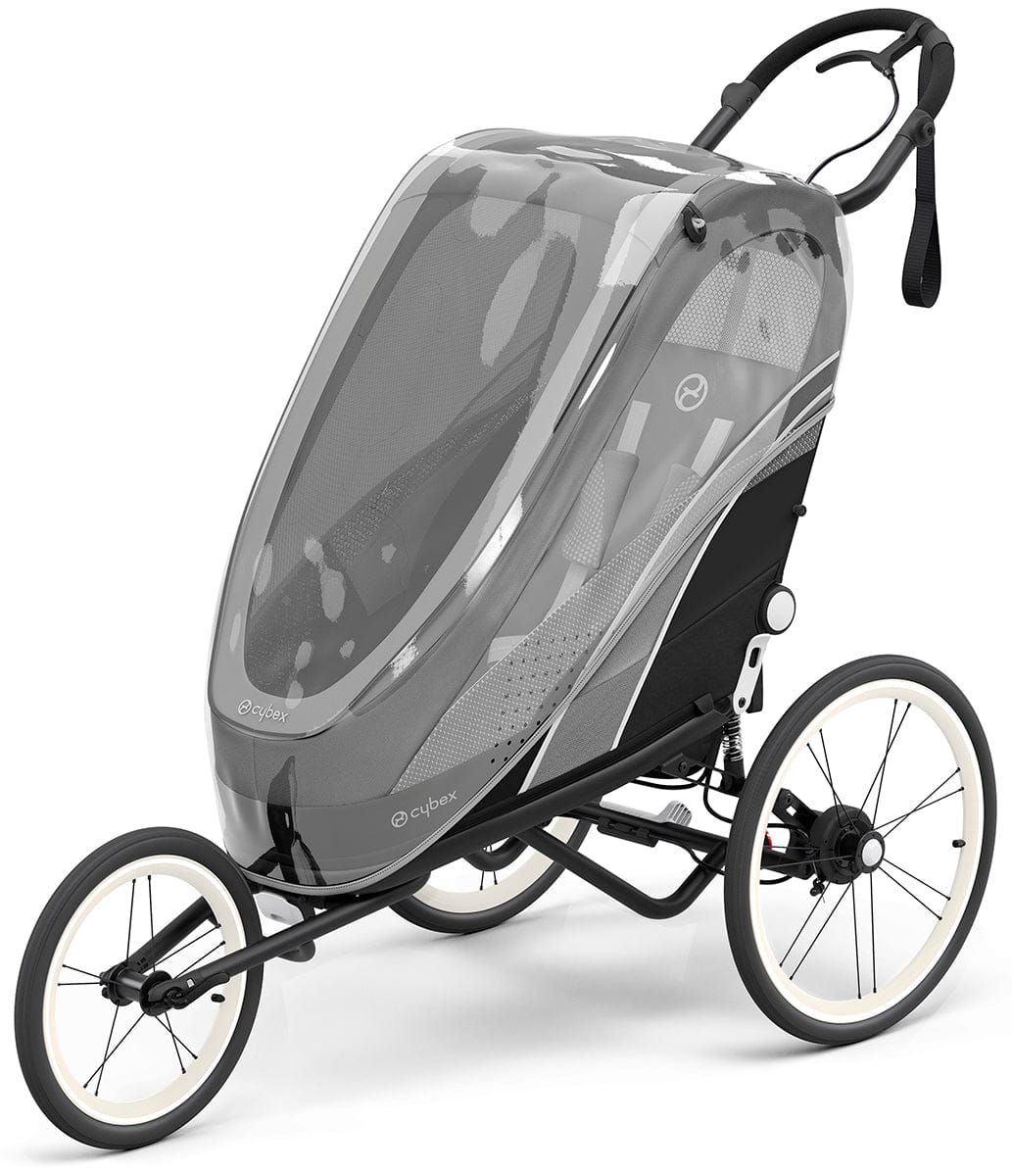 Cybex Zeno Multisport Trailer Bundle - Black Frame + Maliblue Seat Pack - 521000297-521000383