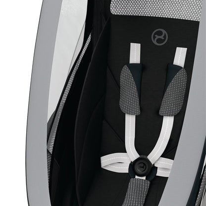 Cybex Zeno Multisport Trailer Bundle - Cream/Orange Frame + All Black Seat Pack - 521000321-521000375