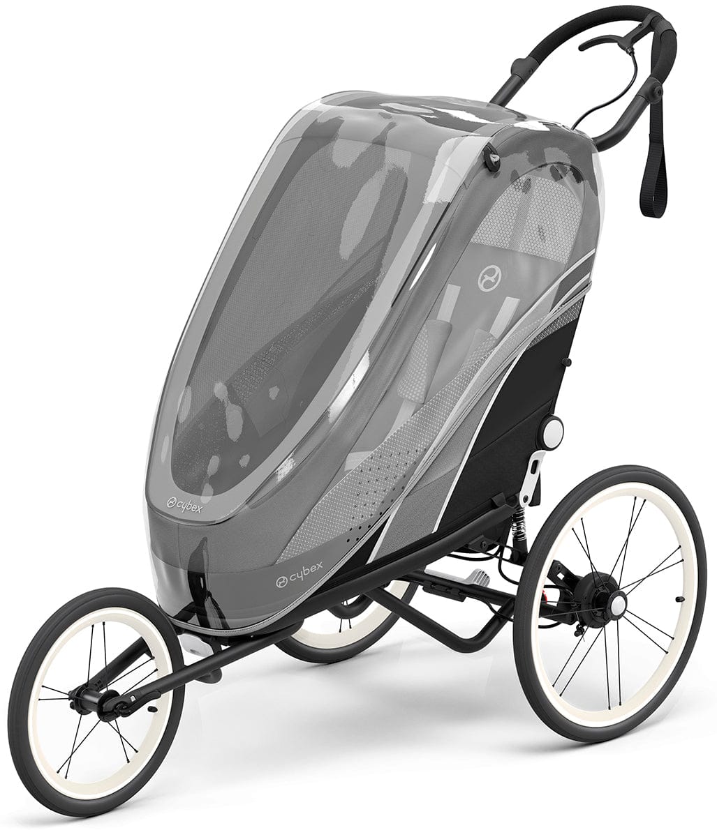 Cybex Zeno Multisport Trailer Bundle - Cream/Orange Frame + Medal Grey Seat Pack - 521000321-521000377