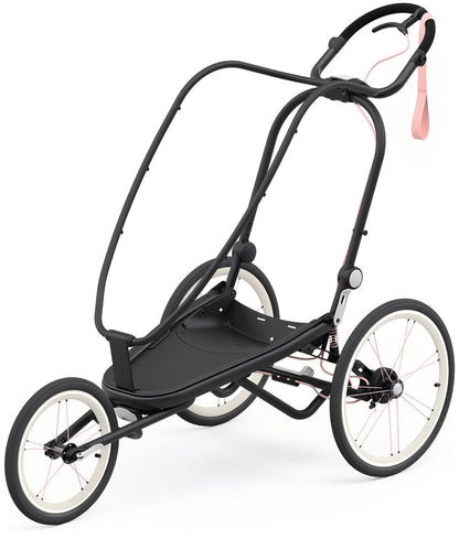 Cybex Zeno Multisport Trailer Frame - Black with Pink Details - 521000309