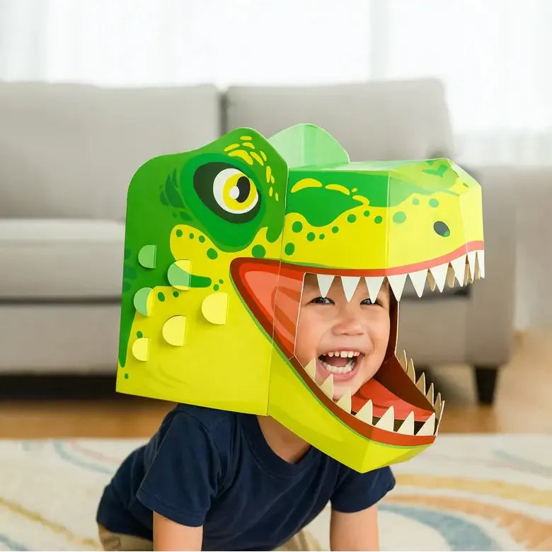3D Paper Mask - T-Rex Mask
