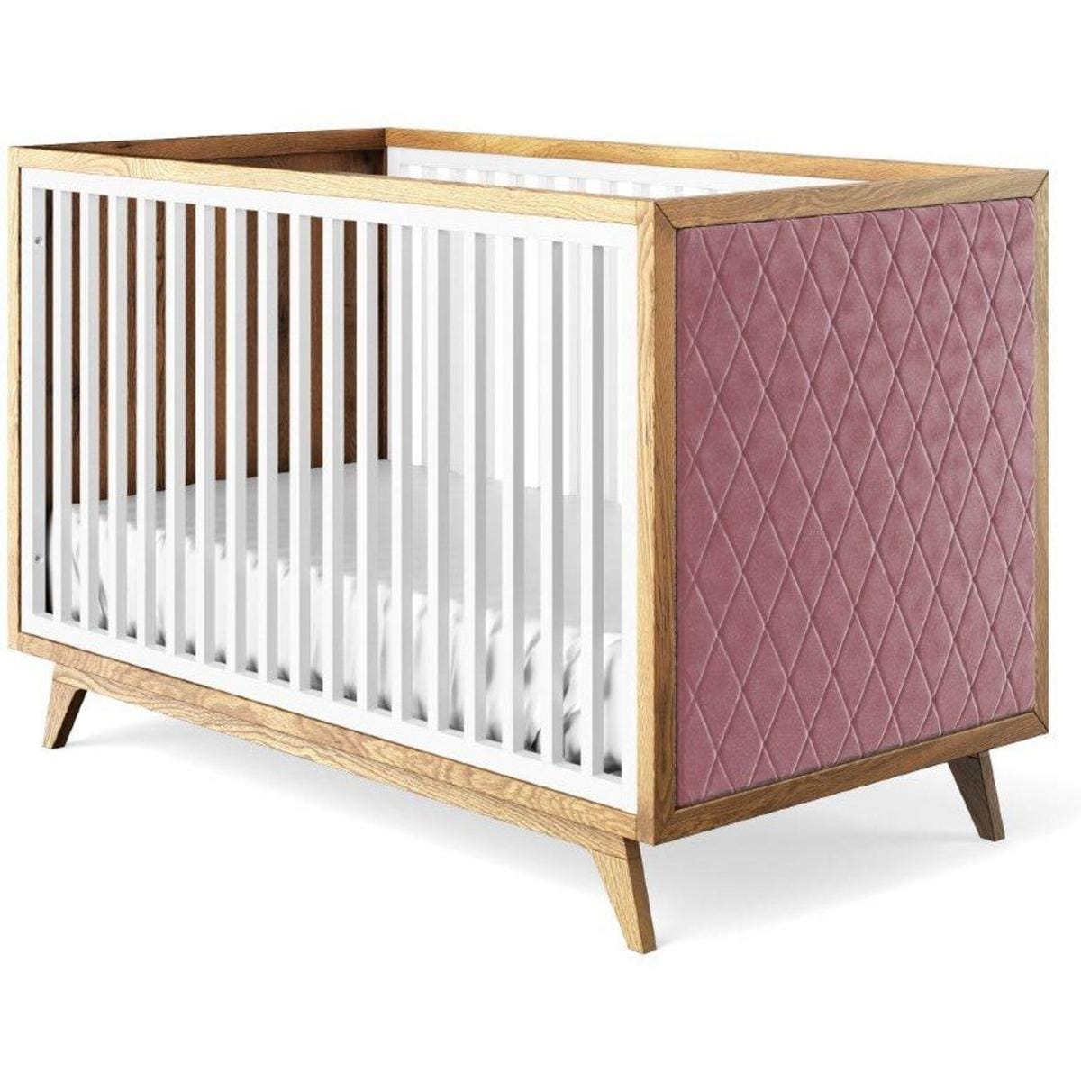 Romina Furniture Uptown Classic Crib (Tufted Sides)