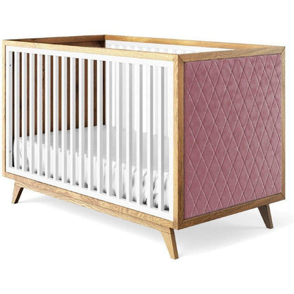 Romina Furniture Uptown Classic Crib (Tufted Sides)