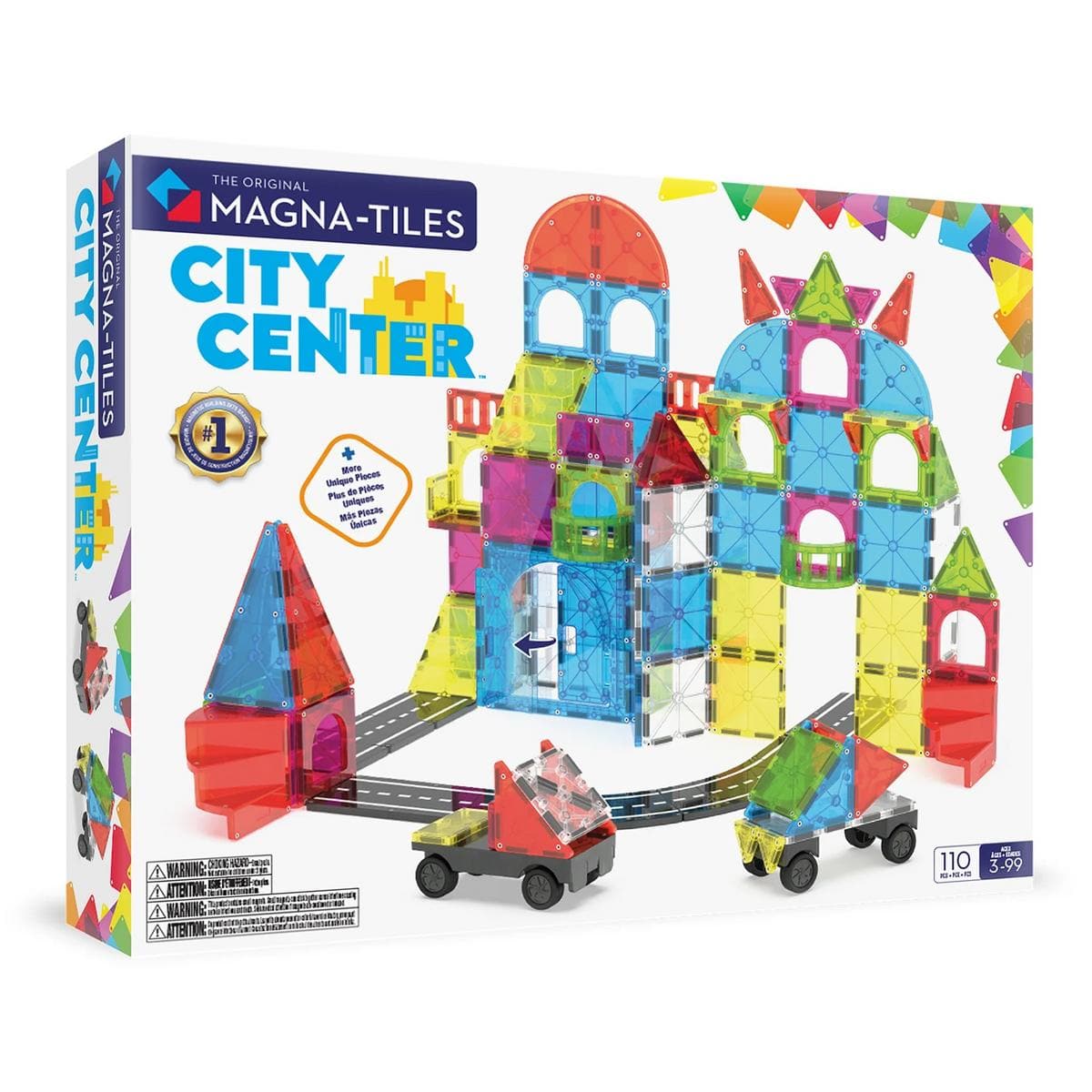 Magna-Tiles City Center, 110 Piece Set - 251110CC