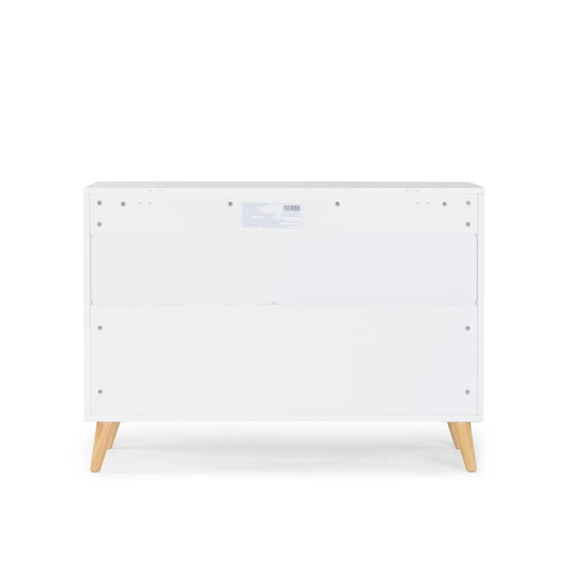dadada Austin 3-Drawer Dresser - White / Natural - 43031-da