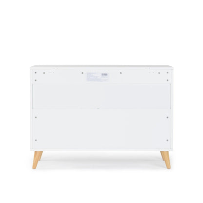 dadada Austin 3-Drawer Dresser - White / Natural - 43031-da