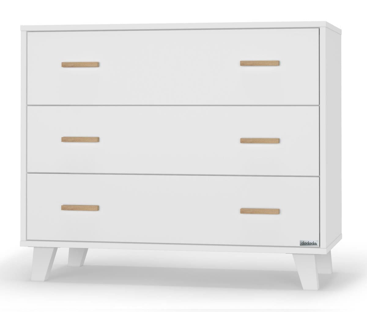 dadada Brooklyn 3-Drawer Dresser - All-White - 40601-DA