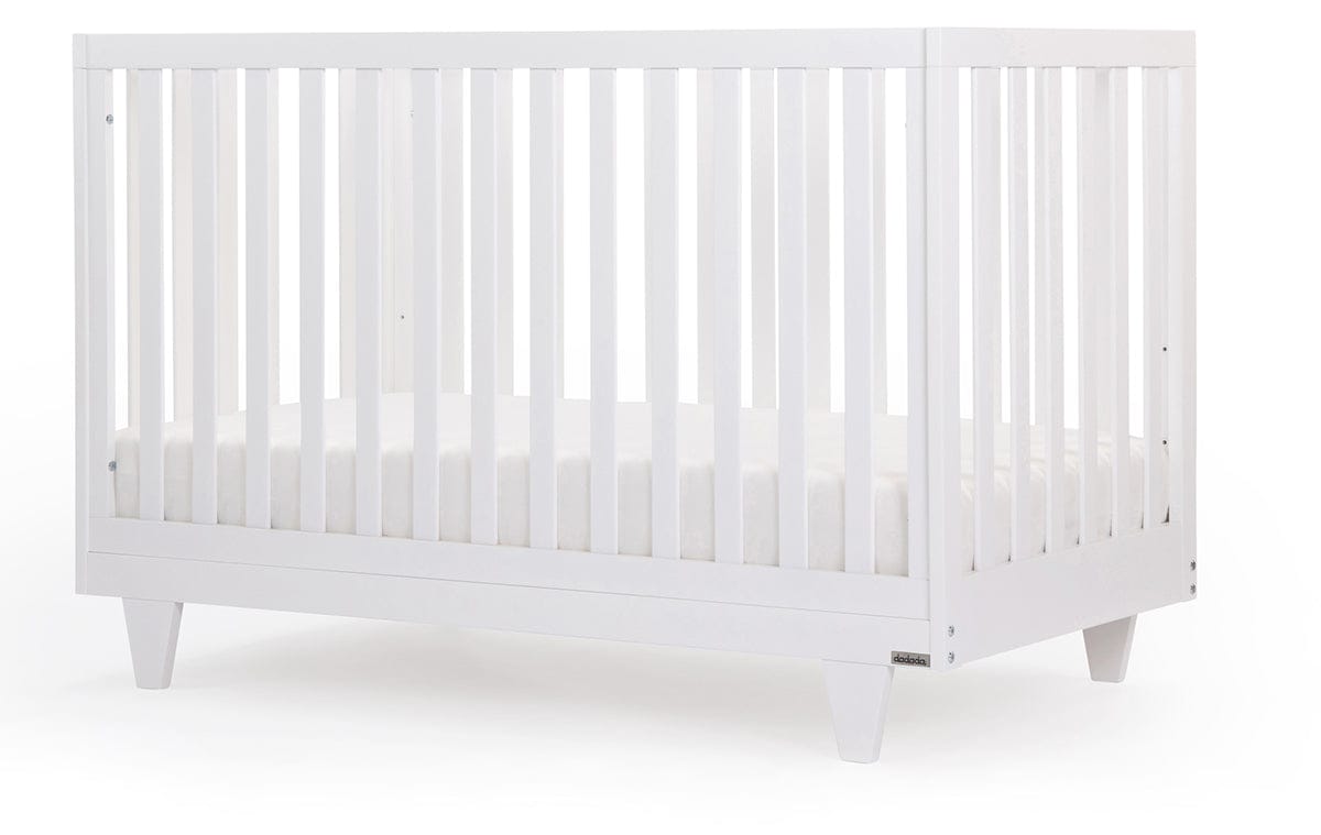 dadada Cambridge 3-in-1 Convertible Crib - White - 12001-DA