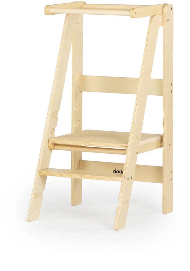 dadada Folding Toddler Tower - White - 72303-DA