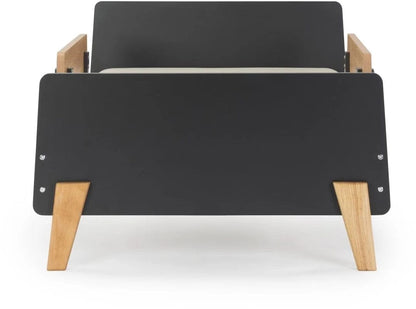dadada Fun Bed, Twin Size - Graphite / Red Oak (2 Boxes) - 90181-DA
