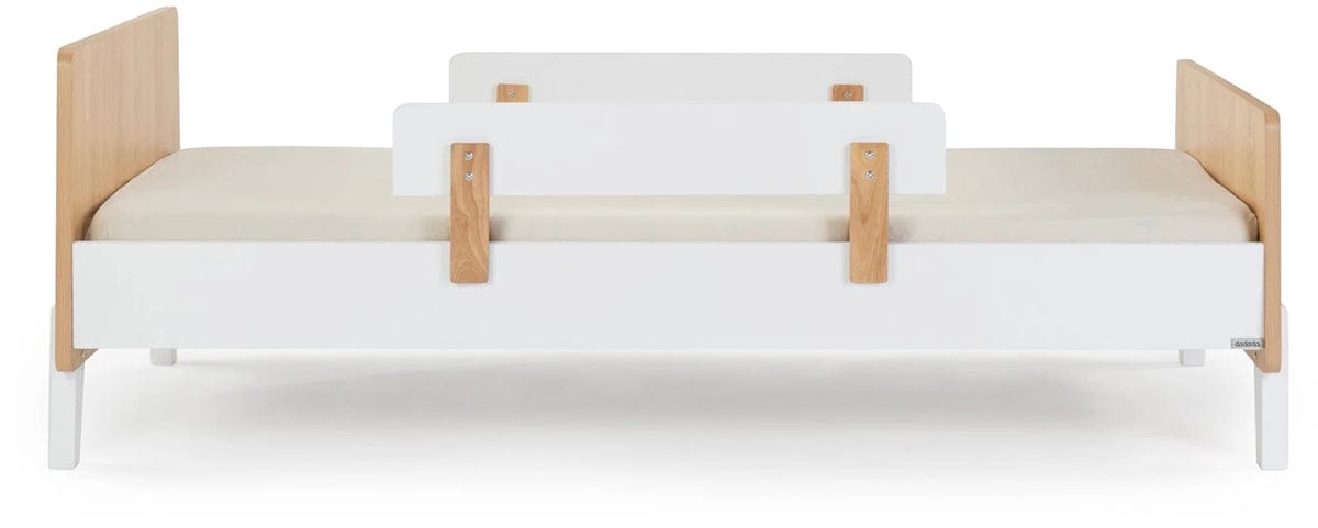 dadada Fun Bed, Twin Size - White / Red Oak (2 Boxes) - 90161-DA
