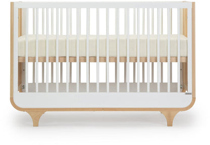 dadada Jolly 3-in-1 Convertible Crib - White / Natural - 10731-da