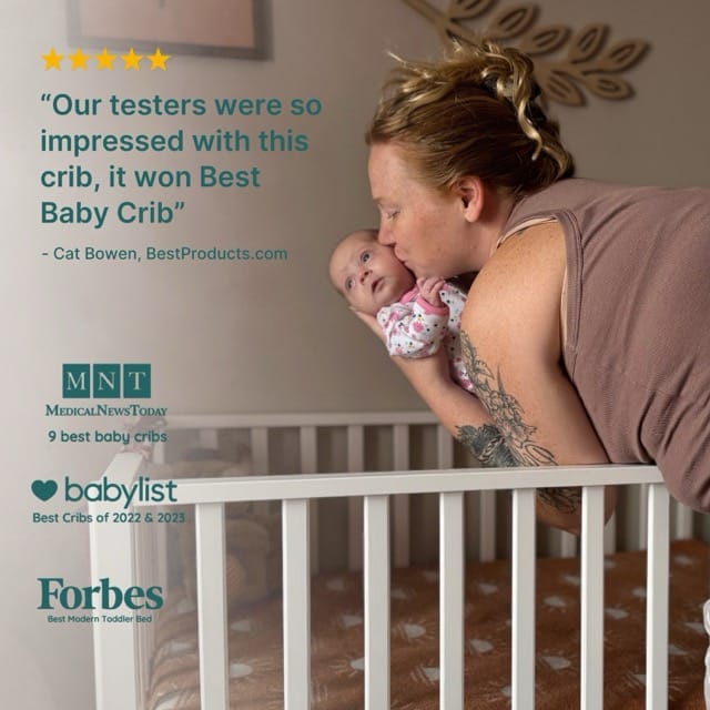 dadada Lala 3-in-1 Convertible Crib - Almond Milk - 14082