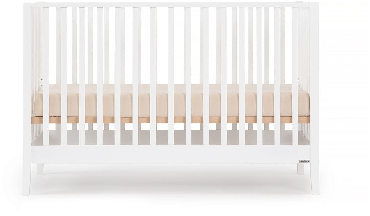 dadada Lala 3-in-1 Convertible Crib - White - 14001-DA