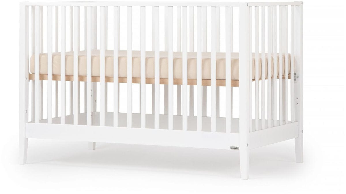 dadada Lala 3-in-1 Convertible Crib - White - 14001-DA