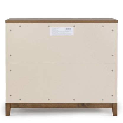 dadada Lala Little 3-Drawer Dresser - Almond Milk / Walnut - 44082-DA