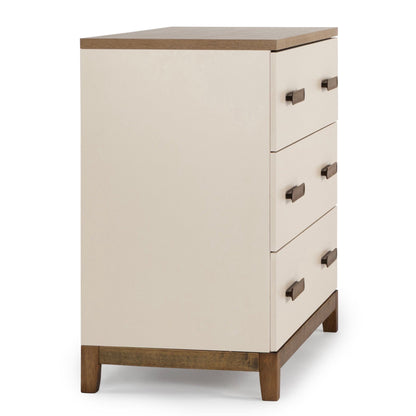 dadada Lala Little 3-Drawer Dresser - Almond Milk / Walnut - 44082-DA