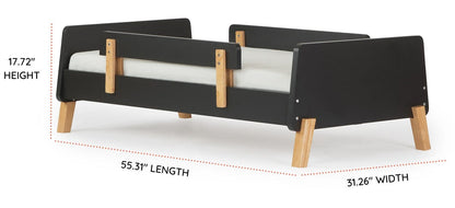 dadada Muse Toddler Bed - Graphite / Natural - 70508-DA