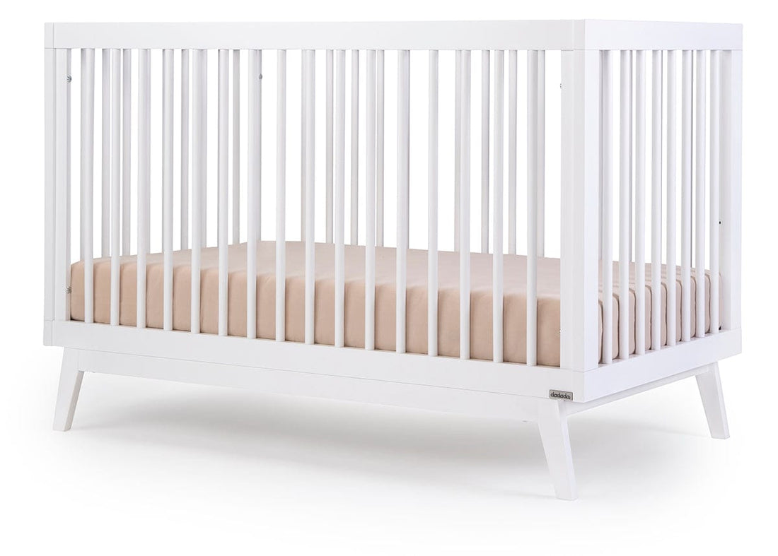 dadada Soho 3-in-1 Convertible Crib - White - 10401-DA
