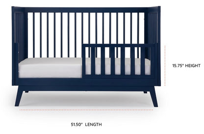 dadada Soho 3-in-1 Convertible Crib - Denim - 10405-DA