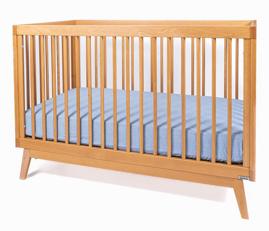 dadada Soho 3-in-1 Convertible Crib - Light Pecan - 10407-DA