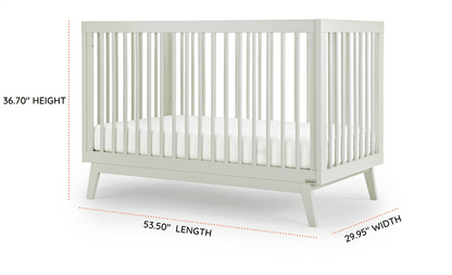 dadada Soho 3-in-1 Convertible Crib - Sage - 10406-DA