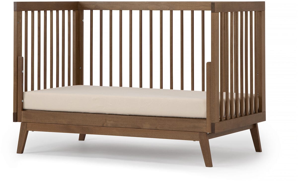 dadada Soho 3-in-1 Convertible Crib - Walnut - 10408-da