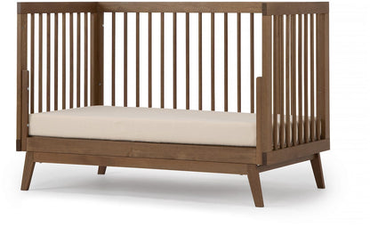 dadada Soho 3-in-1 Convertible Crib - Walnut - 10408-da