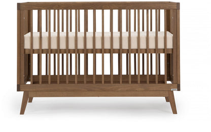 dadada Soho 3-in-1 Convertible Crib - Walnut - 10408-da