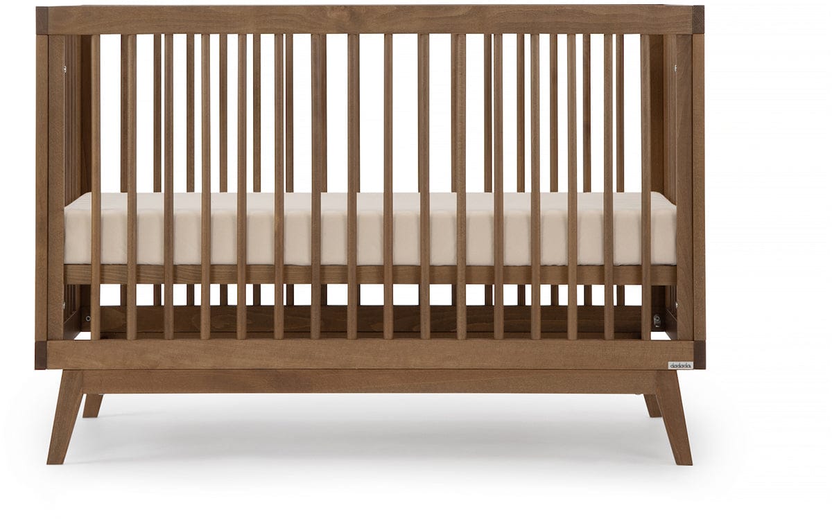 dadada Soho 3-in-1 Convertible Crib - Walnut - 10408-da