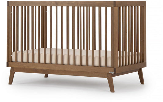 dadada Soho 3-in-1 Convertible Crib - Walnut - 10408-da