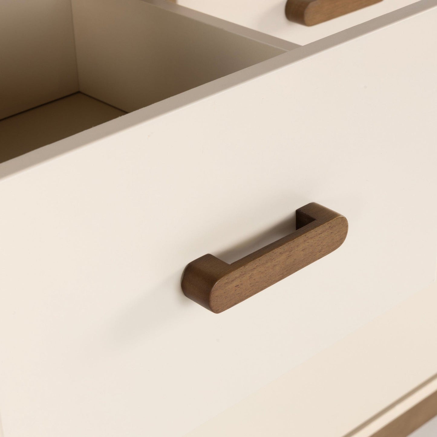 dadada Soho 5-Drawer Dresser - Almond Milk / Walnut (2 boxes) - 412282-DA