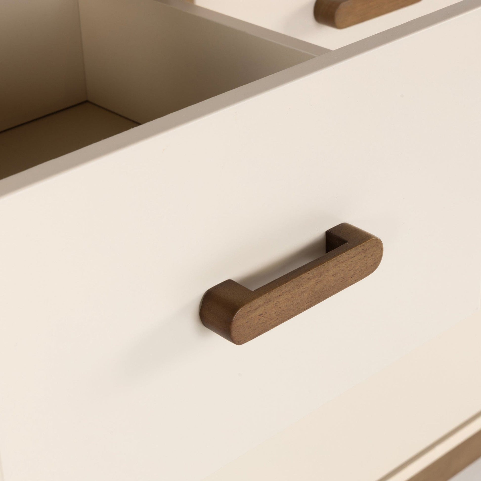 dadada Soho 5-Drawer Dresser - Almond Milk / Walnut (2 boxes) - 412282-DA
