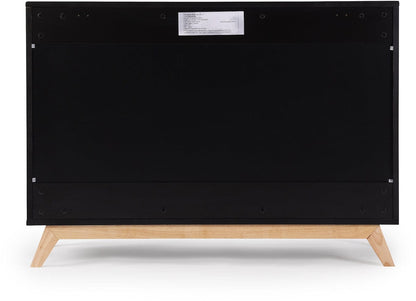 dadada Soho 5-Drawer Dresser - Black / Natural - 413251-DA