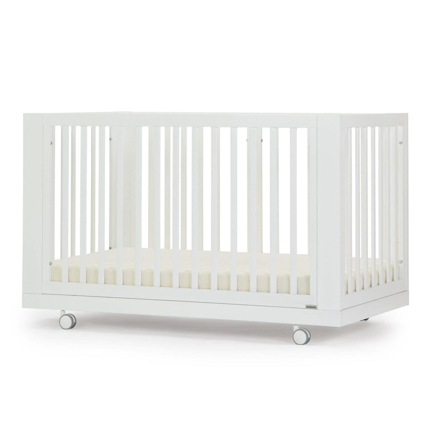 dadada Spirit 8-in-1 Convertible Crib - White - 16001-da
