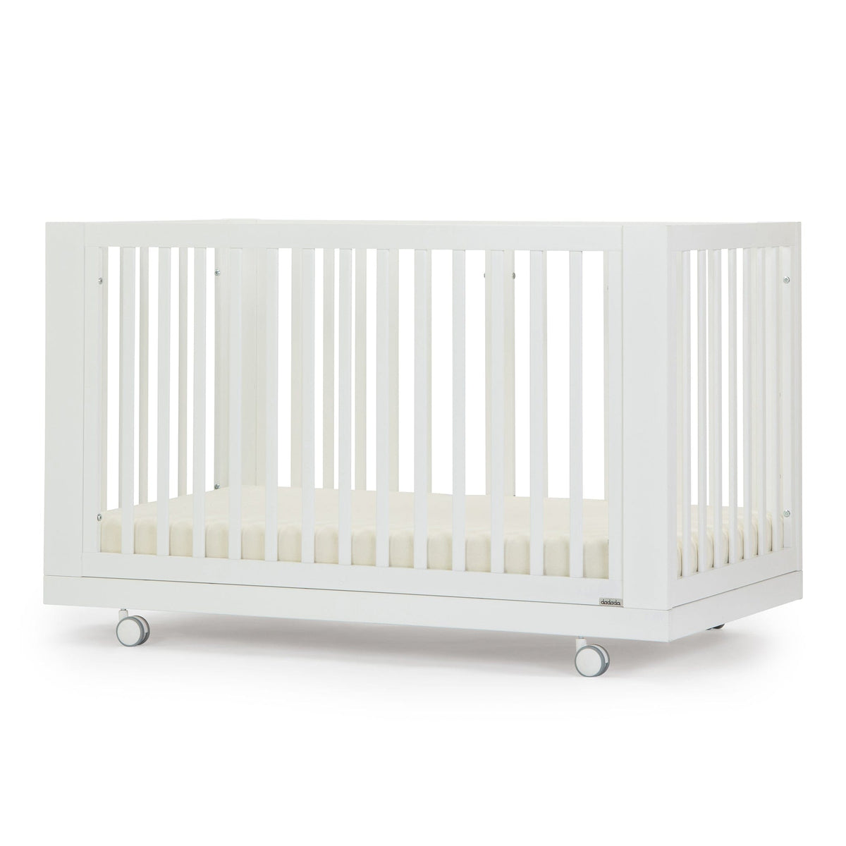 dadada Spirit 8-in-1 Convertible Crib - White - 16001-da
