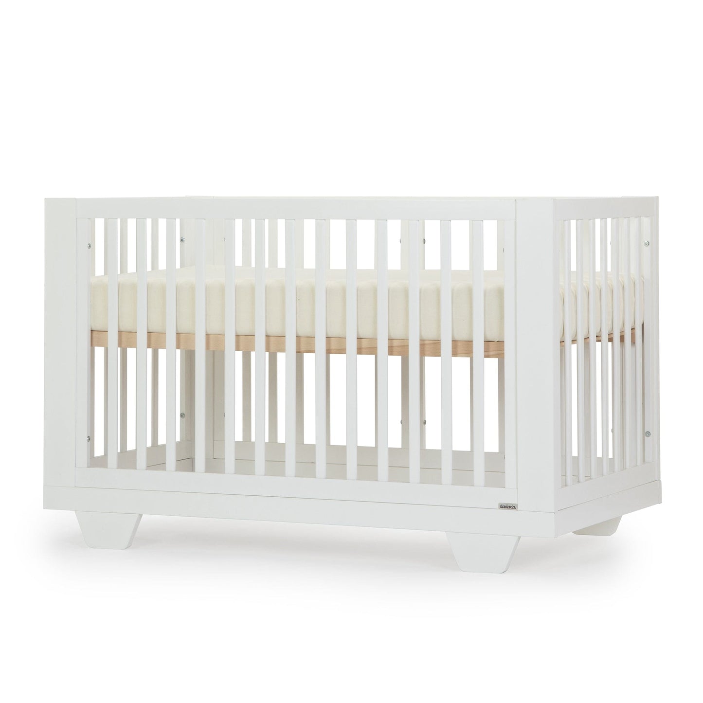 dadada Spirit 8-in-1 Convertible Crib - White - 16001-da